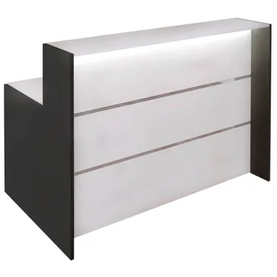 Produktbild von Kerkmann Empfangstheke BARI gerade, weiß, anthrazit 140,0 x 95,0 x 112,0 cm