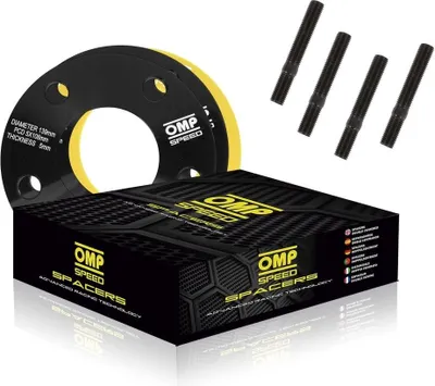 Produktbild von OMP 5mm Spurverbreiterung Spurplatte 5-Loch 108mm LK für FORD Kuga Mk2 (DM2) Focus II Schrägheck (DA, HCP, DP) S-MAX (WA6) Mondeo V Kombi (CF)