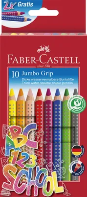 Immagine prodotto di FABER-CASTELL Buntstift Jumbo Grip Promotionetui 10er