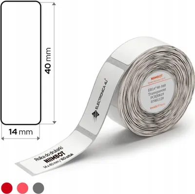 Zdjęcie produktu dla Etykiety samoprzylepne naklejki termiczne Niimbot D11 D110 D101 H1S 14x40