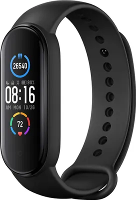 Image de Xiaomi Mi Smart Band 5 - Moniteur d'activité avec bande - TPU - noir - taille de poignet : 155-219 mm - écran 2,8 cm (1,1")