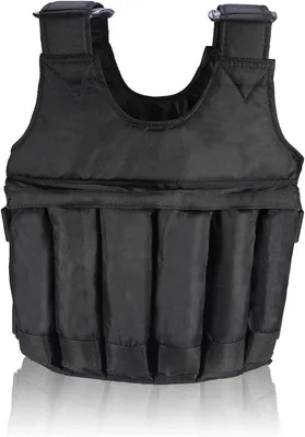 Image de Gilet lesté pour la musculation, le fitness et le sport, 50 kg, réglable