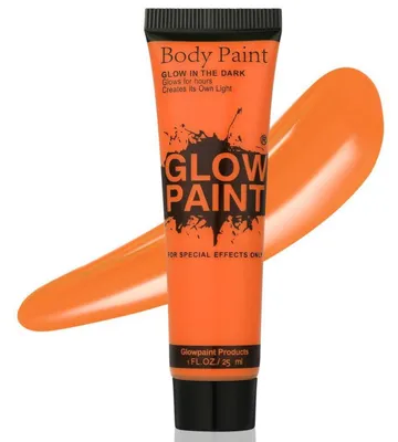 Produktbild von Bodypainting 25ml matt orange waschbar