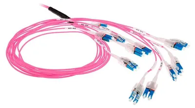 Produktbild von Act Dc5509 Om4 Preterm 24f Lc Polarity Twist Glasfaserkabel 45 M Rosa  Rosa One Size