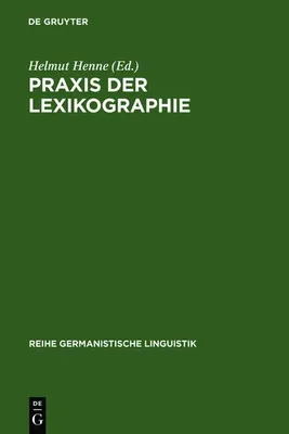 Produktbild von Praxis der Lexikographie