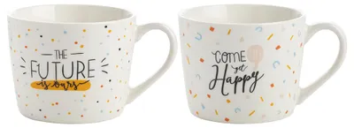 Imagen del producto de Caja de regalo "Happy Mug" con 2 tazas de 380 ml (varios diseños)