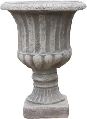 Produktbild von Steinfiguren Horn Steinguss Amphore, witterungsbeständig, 36 cm Höhe, 9 kg, für Garten, Terrasse, Vorgarten, RG-C2824