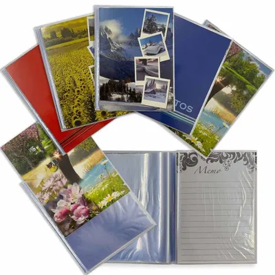 Image de Album photo de 15 x 23 cm avec couverture transparente, pour 400 photos