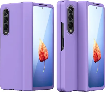 Produktbild von Für Samsung Galaxy Z Fold4 5G Kunststoff Handy Tasche Etuis Hülle + Glas + Stift