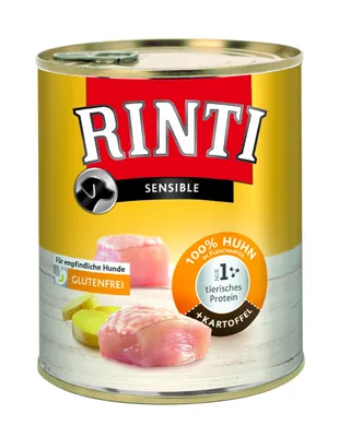 Produktbild von RINTI 4000158920676, Adult, Huhn, Kartoffel, 800 g