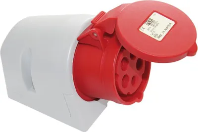 Produktbild von REV 0510600555, 3P+N+PE, Grau, Rot, IP44, 400 V, 16 A