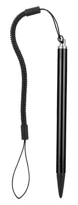 Produktbild von Universal-Touchstift mit Federmechanismus - Allzweck-Stylus mit Antirevers-Funktion - Für resistive Bildschirme - Aus Kunststoff - 12,5 cm lang