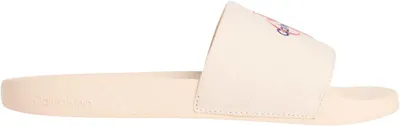 Productafbeelding van Calvin Klein dames slippers, model Ess Slide Cv met monogram, beige (Calico/Peach Pi)