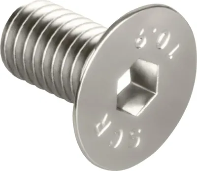 Produktbild von Senkkopfschrauben, Senkschrauben mit Innensechskant für Konstruktionsprofile M4 / M5 / M6 / M8 DIN 7991 (200, vernickelt, M8x 16mm)