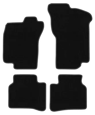 Productafbeelding van Velours automatten voor Fiat Tipo I 1988-1995 (hatchback) – 4-delig, zwart, op maat – Wielganizator BASIC