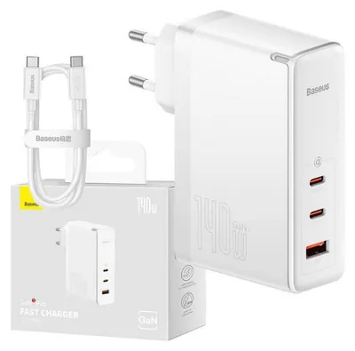 Produktbild von Baseus GaN5 Pro Schnellladegert 140 W - Wei