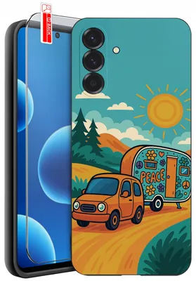 Obrázek produktu pro Pouzdra pro telefon Samsung A37 5G – designy | Matné silikonové pouzdro + tvrzené sklo 9H