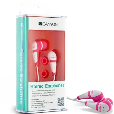 Image de Casque Canyon 3,5 mm avec embouts en silicone et pochette p