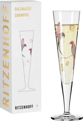 Produktbild von Goldnacht Champagnerglas #16 Von Christine Kordes