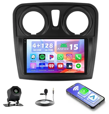 Productafbeelding van 4+128G autoradio voor Renault Dacia Sandero II B52 (2012-2019)