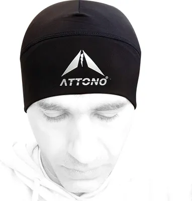Produktbild von ATTONO Sport Mütze Laufmütze Fußball Langlauf Fahrrad Mütze Motorrad Ski Unterziehmütze