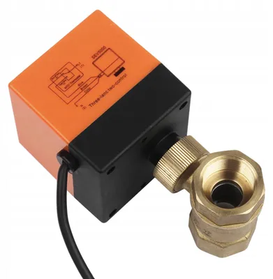 Zdjęcie produktu dla Elektrozawór Kulowy z Siłownikiem Zawór Otwieracz 2-Drogowy 230V 3/4