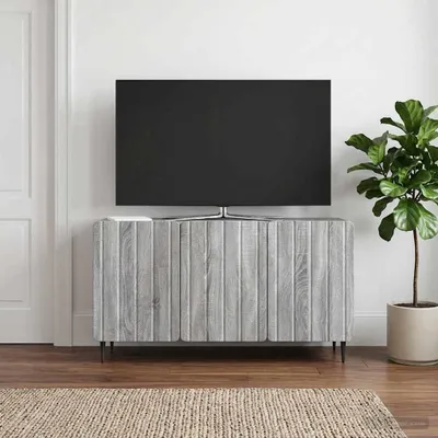 Produktbild von vidaXL TV-Schränk Graues Sonoma 99 x 34,5 x 52 cm Holzwerkstoff