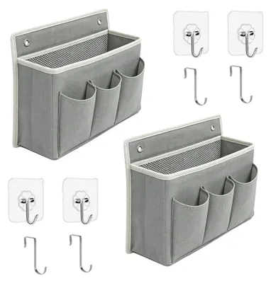 Imagen del producto de Organizador colgante para puerta o pared con 4 compartimentos