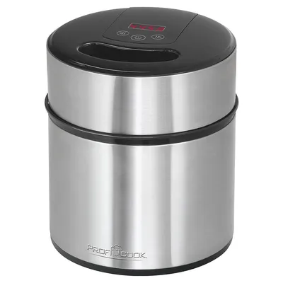 Produktbild von ProfiCook® Eismaschine und Joghurtbereiter | Eis in 20 Min. | bis zu 1800ml Eiscreme | Softeismaschine für Zuhause | mit Timer | Ice Cream Maker für Eis, Frozen Joghurt & Sorbet | PC-ICM 1140