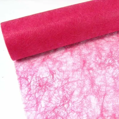 Produktbild von 25m Sizoflor ® Original Tischband Tischläufer Tischdeko Faserseide 30cm / 300mm, Farbe:fuchsia