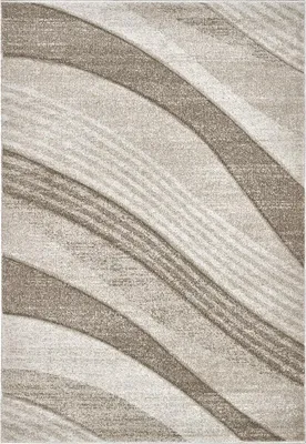 Produktbild von Beige Wohnzimmerteppich Design Funny