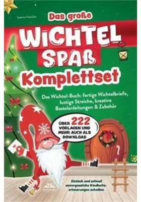 Immagine prodotto di Das große Wichtelspaß Komplettset - Das Wichtel Buch: fertige Wichtelbriefe, lustige Streiche, kreative Bastelanleitungen & mehr