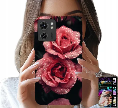 Obrázek produktu pro Pouzdro pro Motorola Edge 40 - Krásné růžové růže, květinové vzory, pouzdro