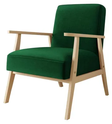 Produktbild von MIRJAN24 Sessel Runoya, Wohnzimmersessel vom Hersteller, Vintage Relaxsessel, Polstersessel (Farbe: Magic Velvet 2225)