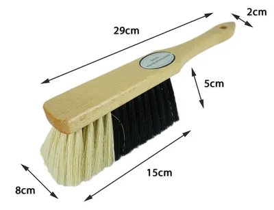 Produktbild von Novaliv 1x Handfeger I feine Kunstborsten I Handbesen Holz I Hand Brush Handkehrer
