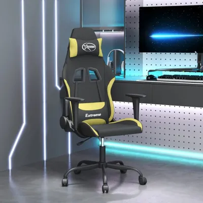 Produktbild von Gaming-Stuhl Schwarz und Hellgrün Stoff , Bürostühle Design 2024