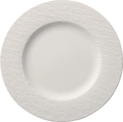 Produktbild von Villeroy & Boch Speiseteller Manufacture Rock blanc weiß