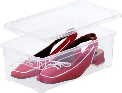 Produktbild von Famanu Aufbewahrungsboxen Set 4 x 5l mit Deckel - Transparent