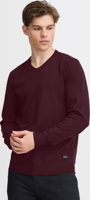 Produktbild von Blend BHBruton Herren Strickpullover Feinstrick Pullover Basic mit V-Ausschnitt Regular fit