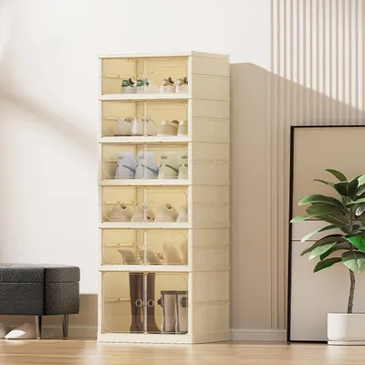 Immagine prodotto di Organizzatore pieghevole per scarpe, con spazio per 12 paia
