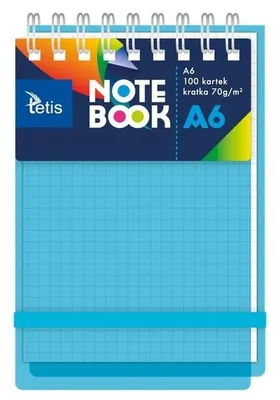 Productafbeelding van Tetis A6 notitieboekje, 100 pagina's, geruit