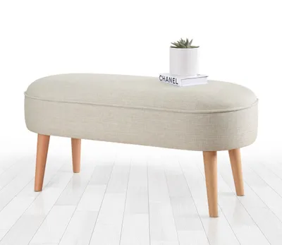 Produktbild von Hanah Home, Lednok- FLF1194, Sahne, Klassische Sitzsäcke, 100% Leinen