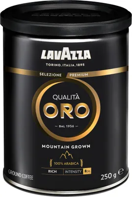 Obrázek produktu pro Lavazza Qualità Oro Mountain Grown 250g, 250 g, Středně pražená, Káva, Plechovka