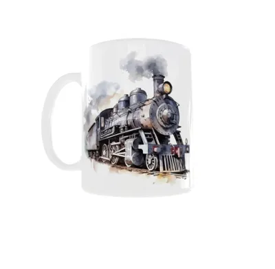 Produktbild von Becher 300ml Lokomotive Eisenbahn Zug Dampfzug