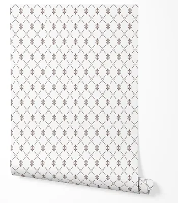 Immagine prodotto di Carta da parati in tessuto non tessuto beige motivo geometrico con 10m x 0.5m