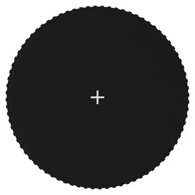 Image de Tapis de saut Tissu Noir pour trampoline rond de 4,27 m