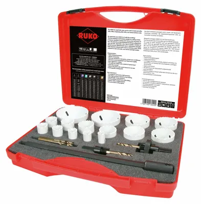 Image de RUKO 126318 Hole saw set 21-piece 1 pc(s)