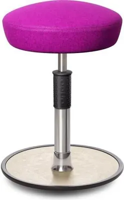 Produktbild von Sitz- Stehhocker Free Regular Hutsitz kvadrat Divina Mel. Pink Chrom /creme.