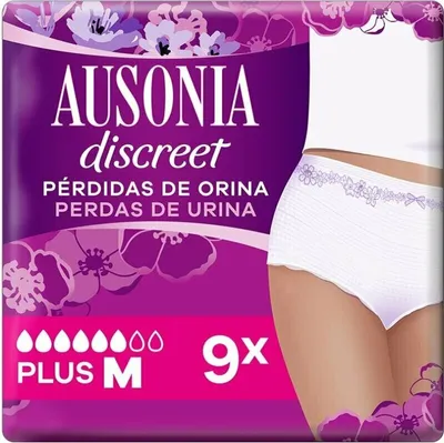 Obrázok produktu pre Ausonia Discreet M Plus nohavice 9 jednotiek