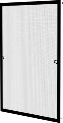 Produktbild von Fliegengitter mit Alu-Rahmen Fenster Insektenschutz Alu Rahmen Schutz Gitter Bausatz 80x100cm anthrazit (RAL 7016)